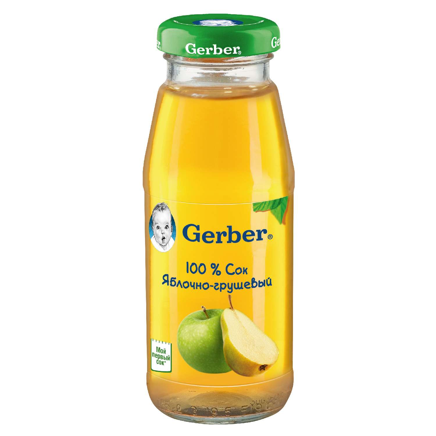 Сок Gerber яблоко груша 0.175л с 4месяцев - фото 1