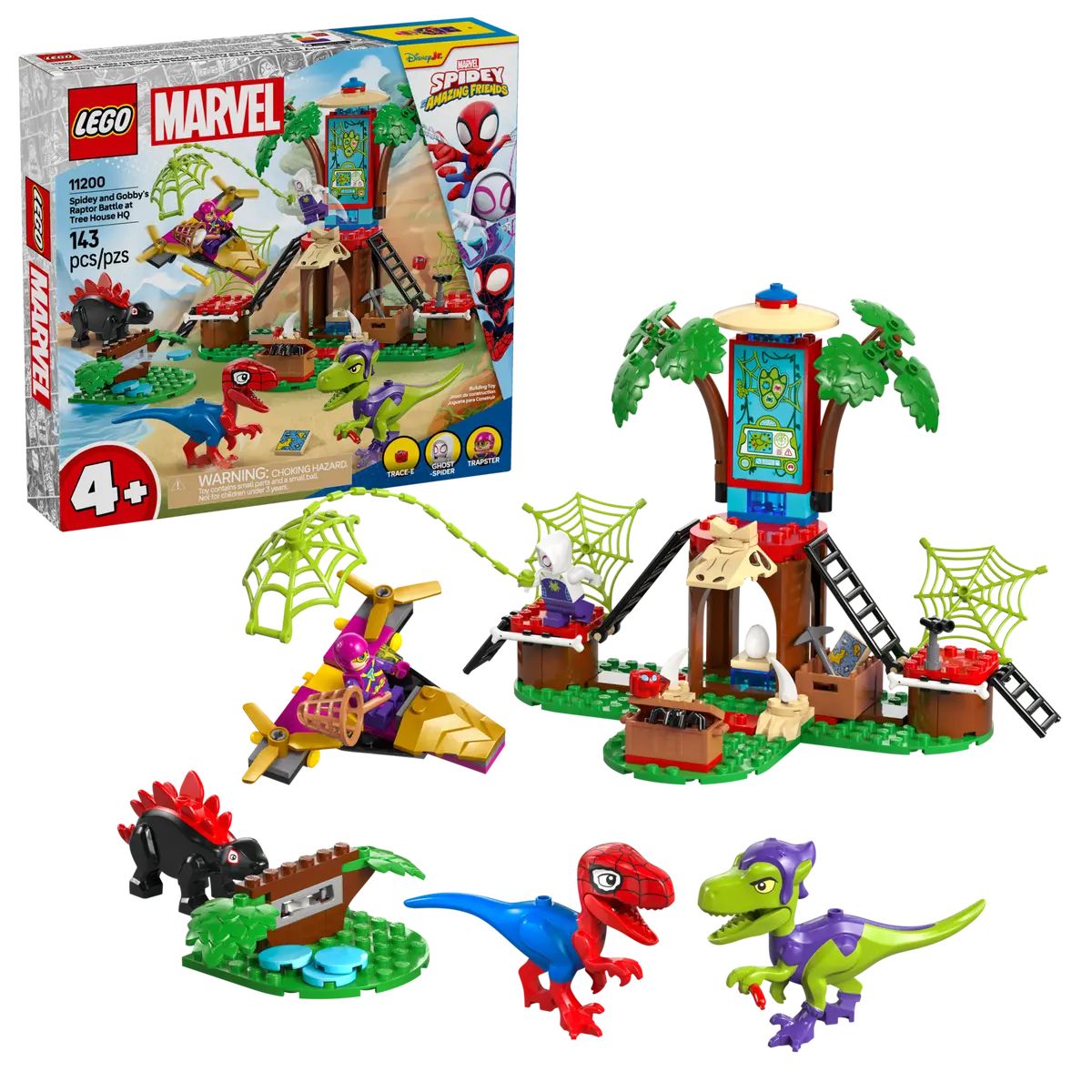 Конструктор LEGO Marvel Super Heroes Дино-версии Человека-Паука 143 дет. - фото 1