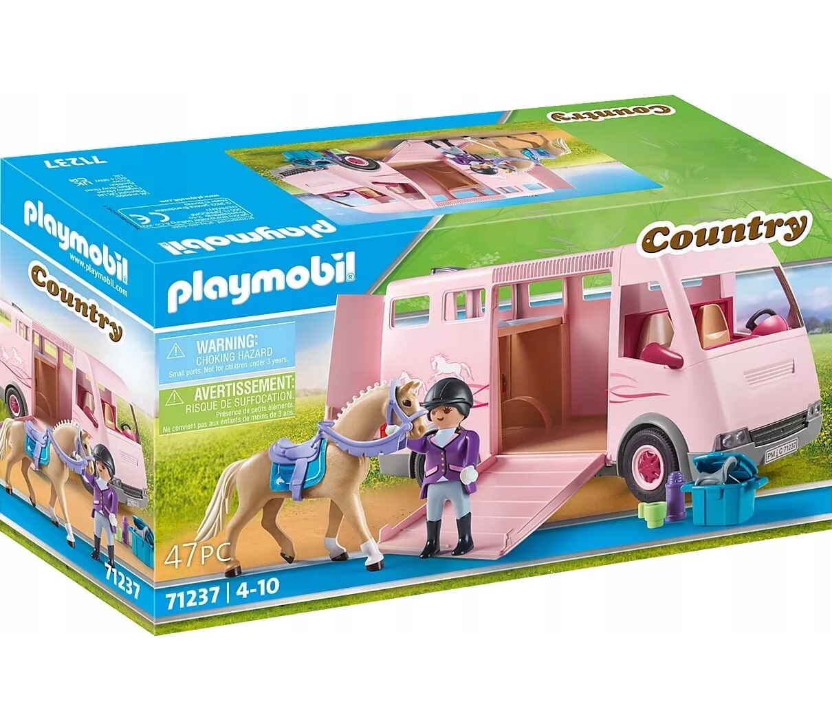 Конструктор Playmobil Конный транспортер - фото 1