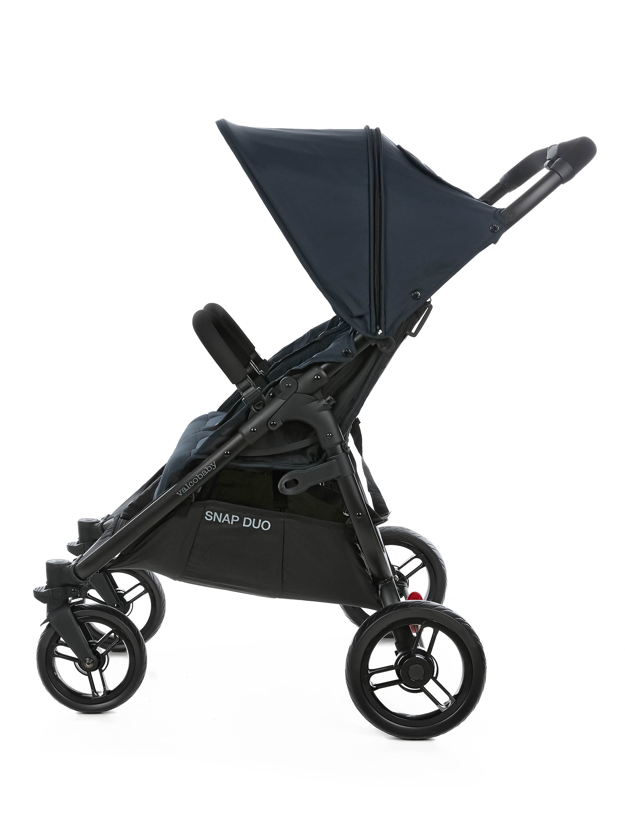 Коляска прогулочная для двойни Valco baby Snap Duo Flatt Matt синий - фото 24