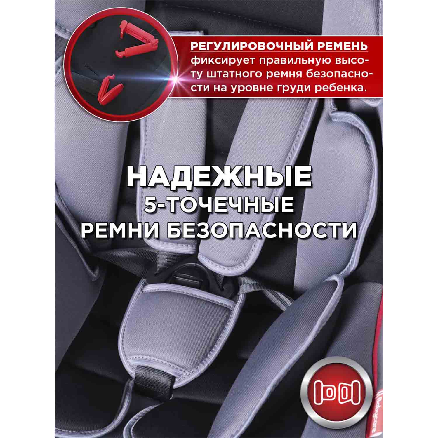 Автокресло BabyCare Rubin 0+/1 (0-18 кг) - фото 11