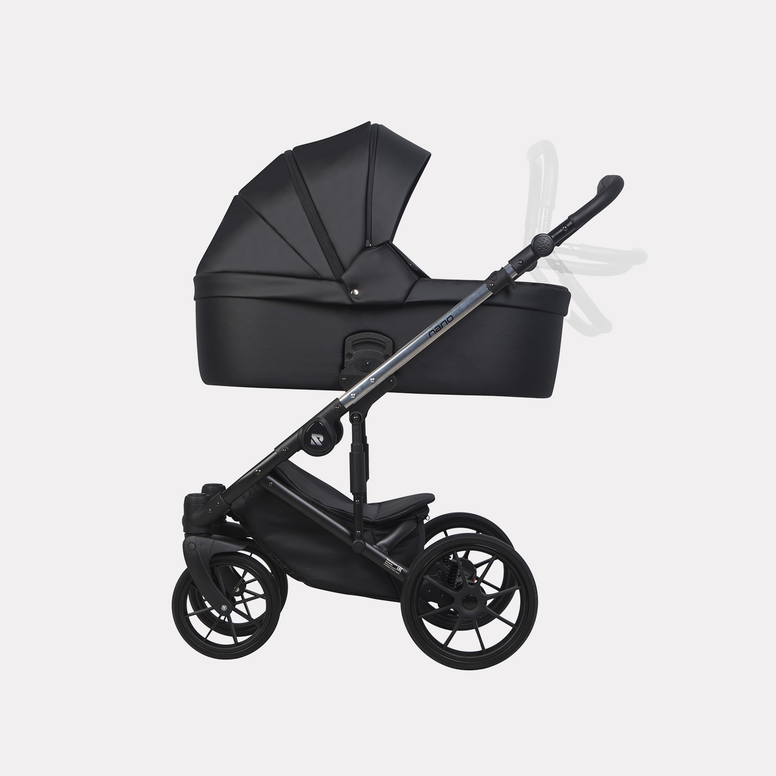 Коляска 2в1 Riko Nano Thermo Ecco черный - фото 14