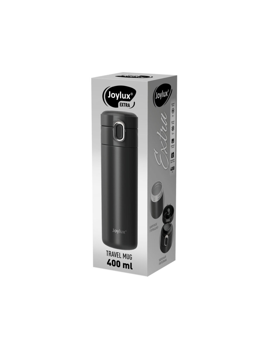 Термокружка Joylux автомобильная 400 мл термостакан для кофе и чая - фото 2