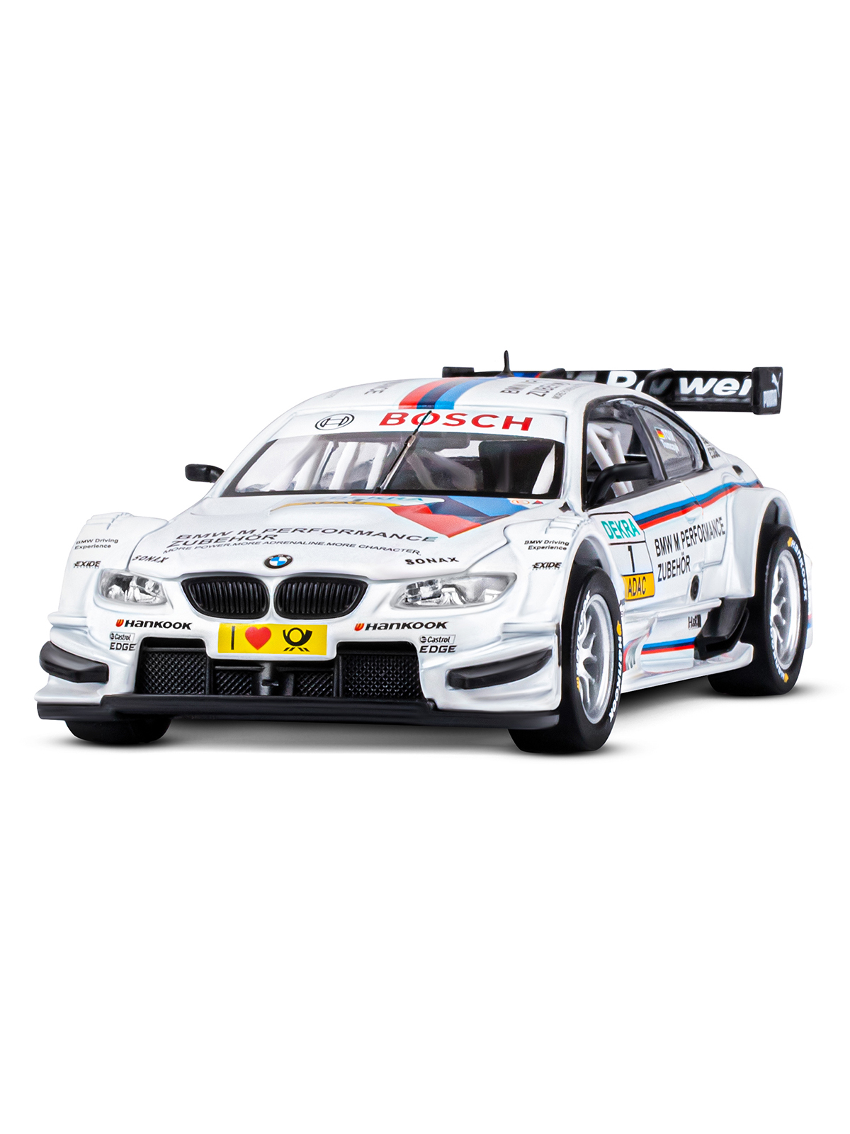 Автомобиль АВТОпанорама BMW M3 DTM 1:32 JB1251317 - фото 11