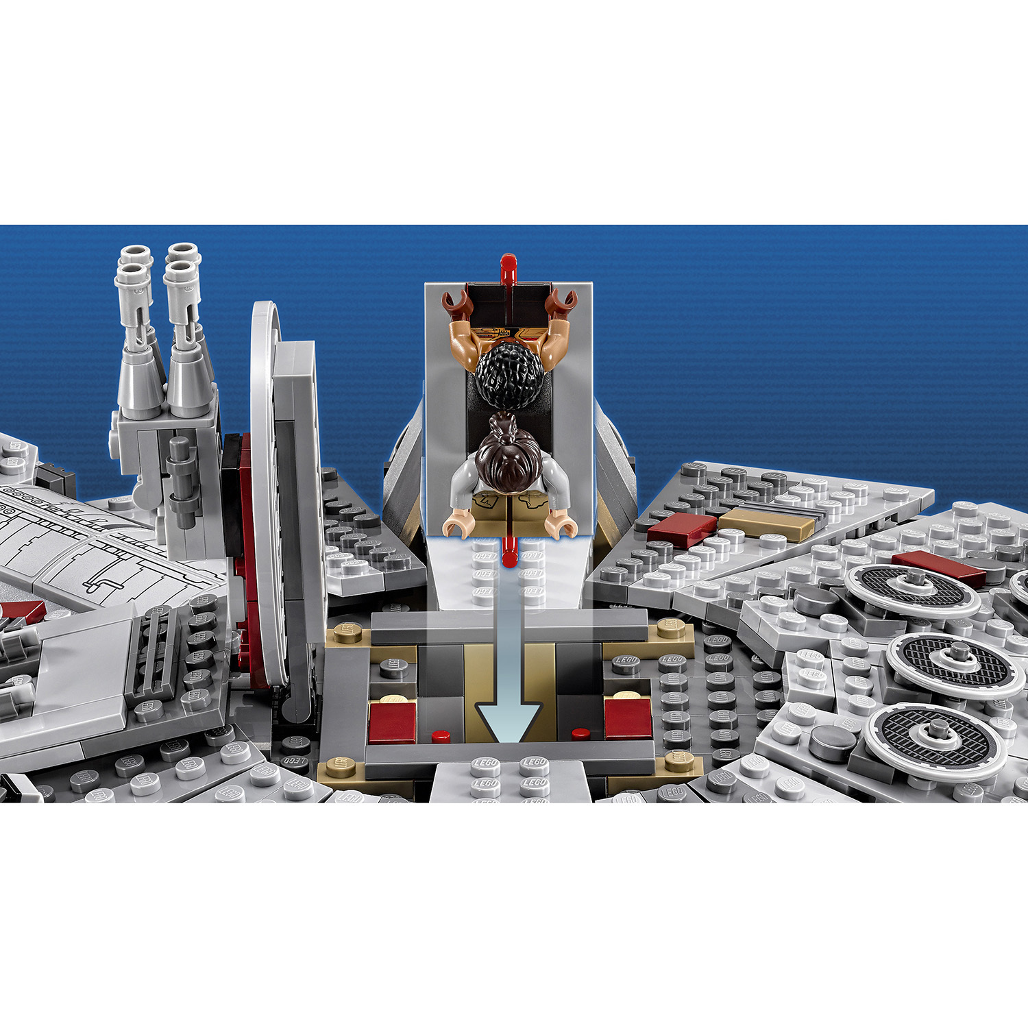 Конструктор LEGO Star Wars Сокол Тысячелетия блочный - фото 6