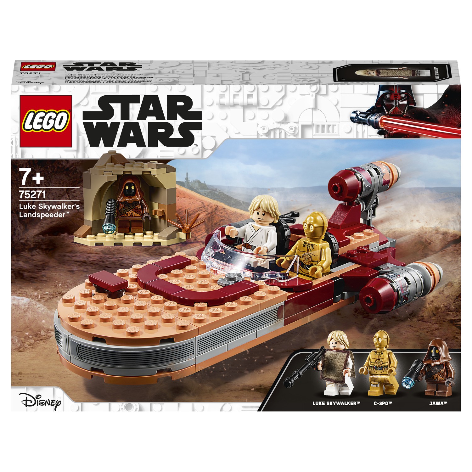 Конструктор LEGO Star Wars Спидер Люка Сайуокера блочный - фото 2