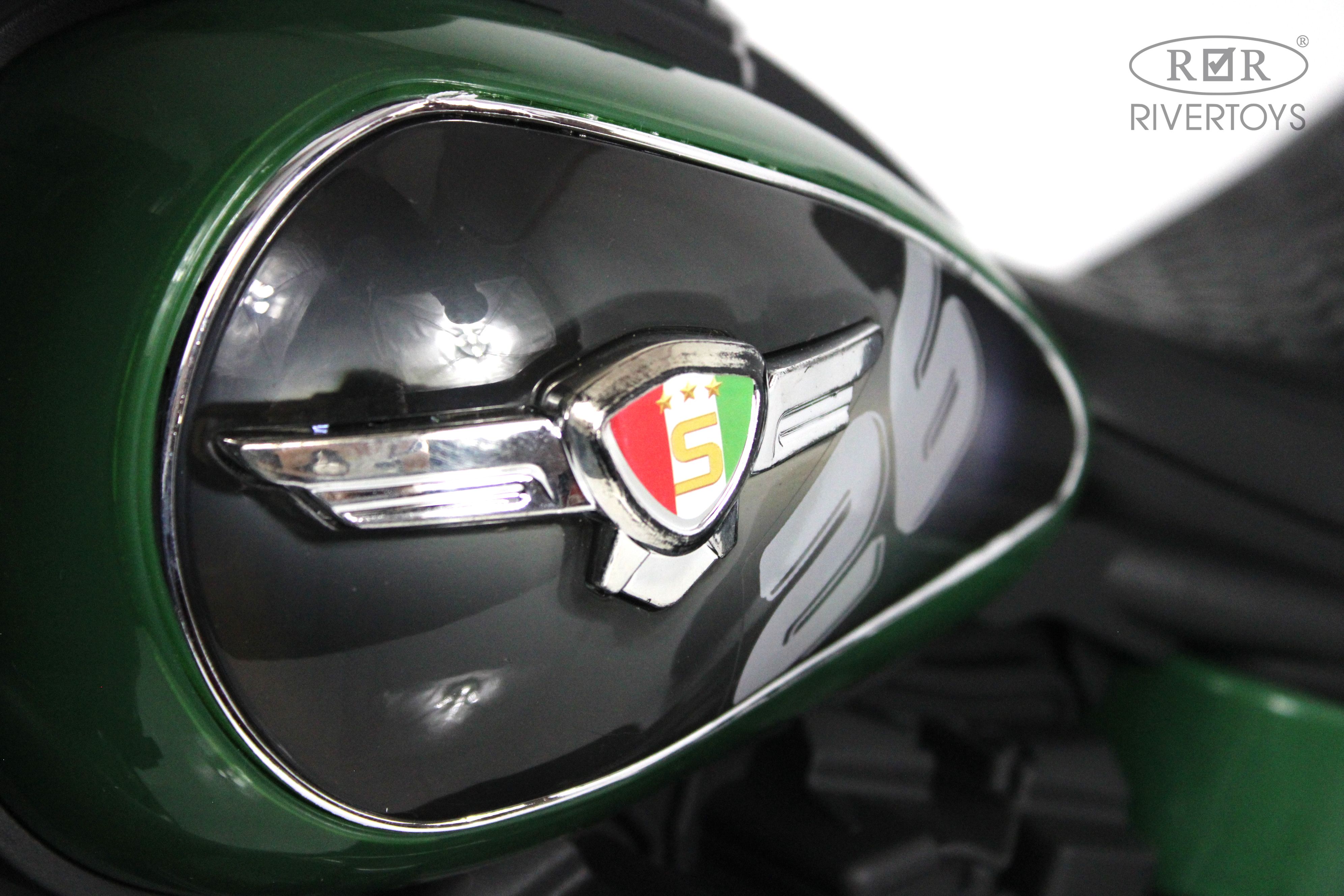 Электромобиль RIVERTOYS G500GG-GREEN - фото 5