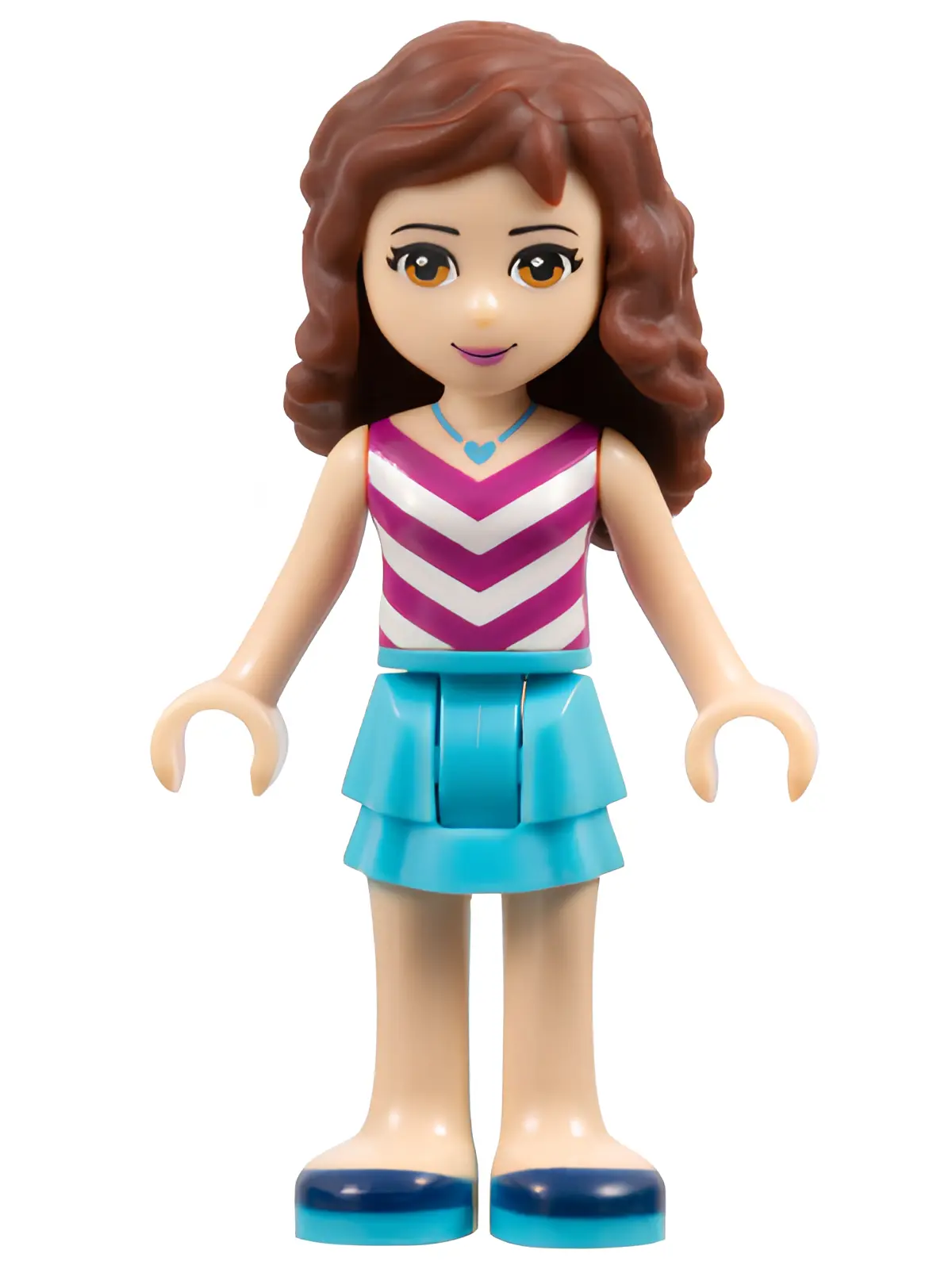 Изображение товара Фигурка LEGO Friends Olivia Light с яркой юбкой и уникальным дизайном Изображение товара Фигурка LEGO Friends Olivia Light с яркой юбкой и уникальным дизайном