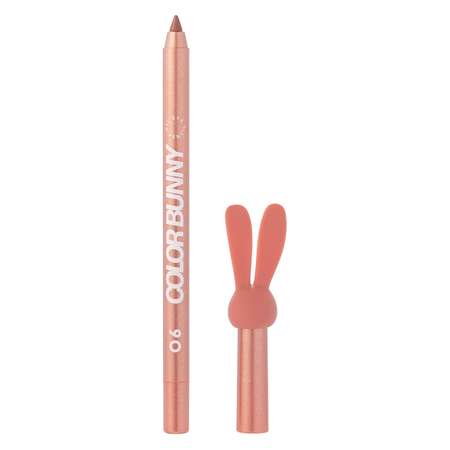 Карандаш для глаз Love Generation Color Bunny гелевый стойкий насыщенный тон 06 розовый с сияющими частицами 1.3г