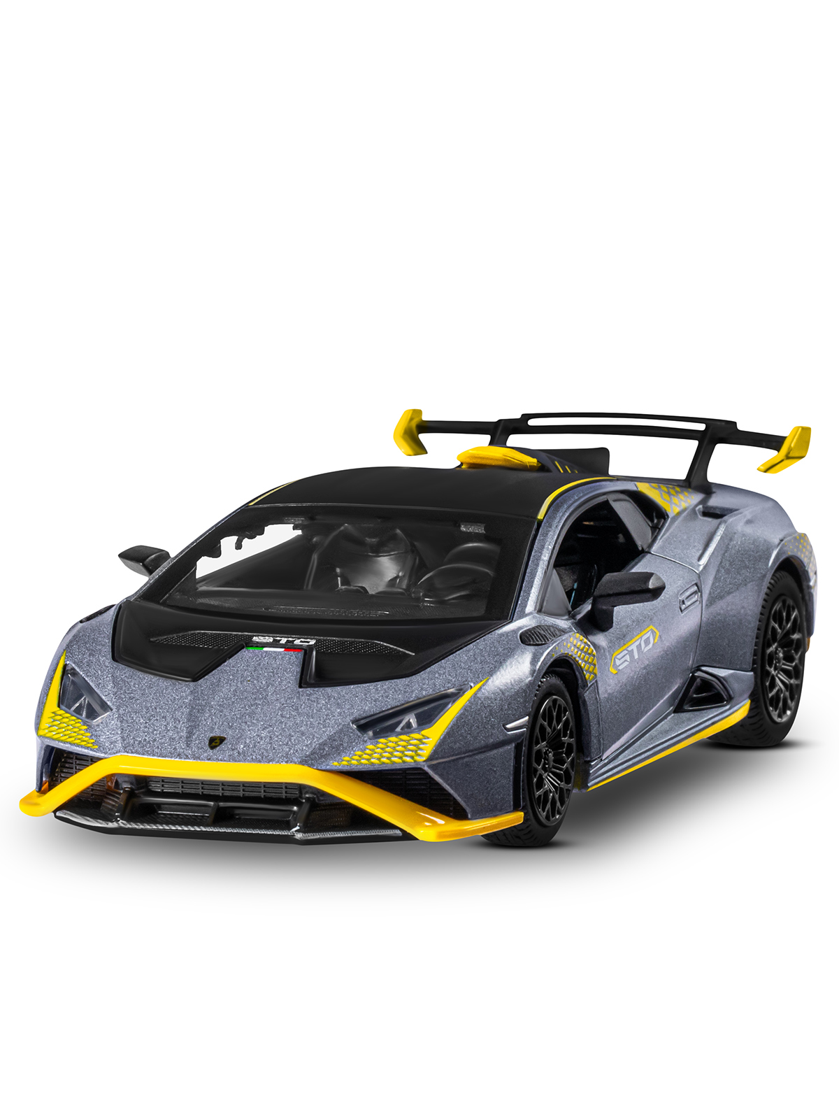 Автомобиль АВТОпанорама Lamborghini Huracan STO 1:24 JB1251759 - фото 13