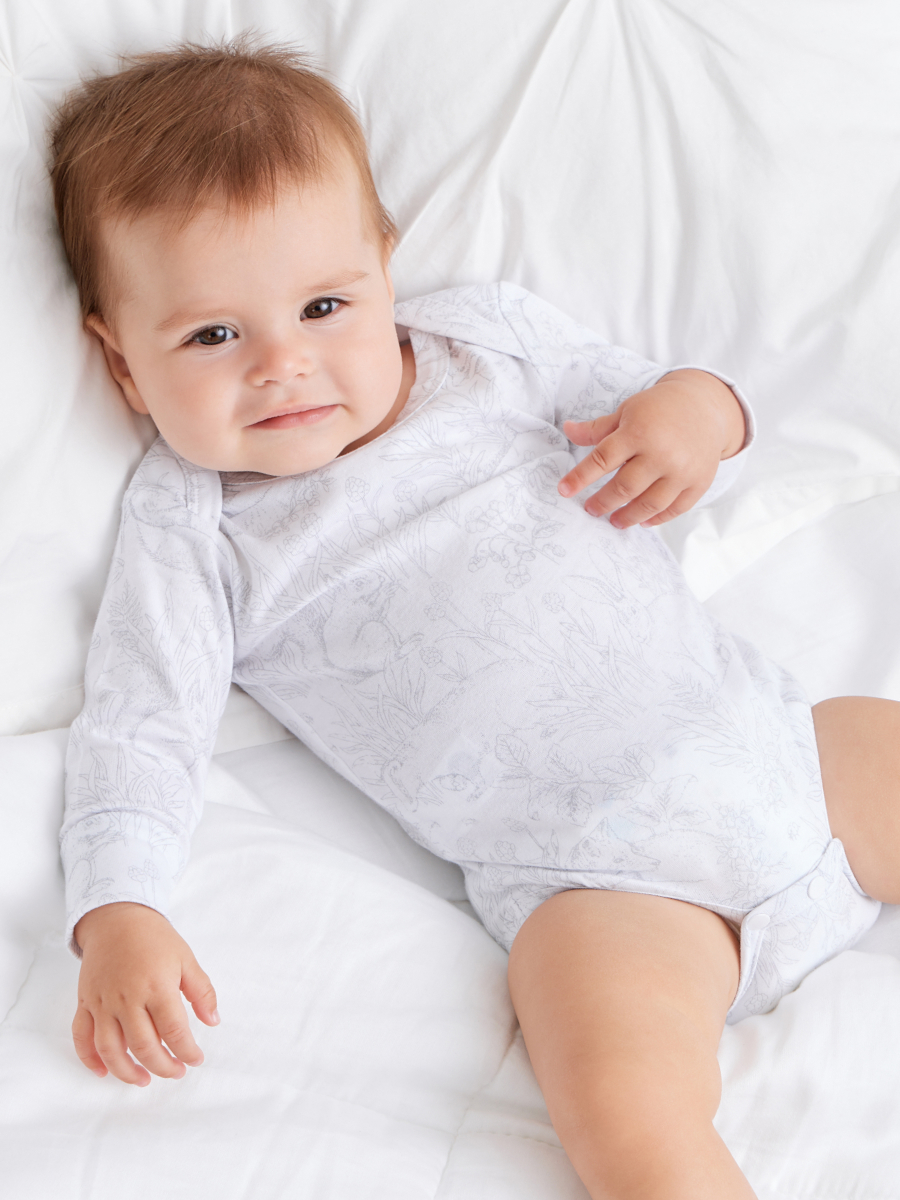 Боди 2 шт Happy Baby 90096_white-nature - фото 16