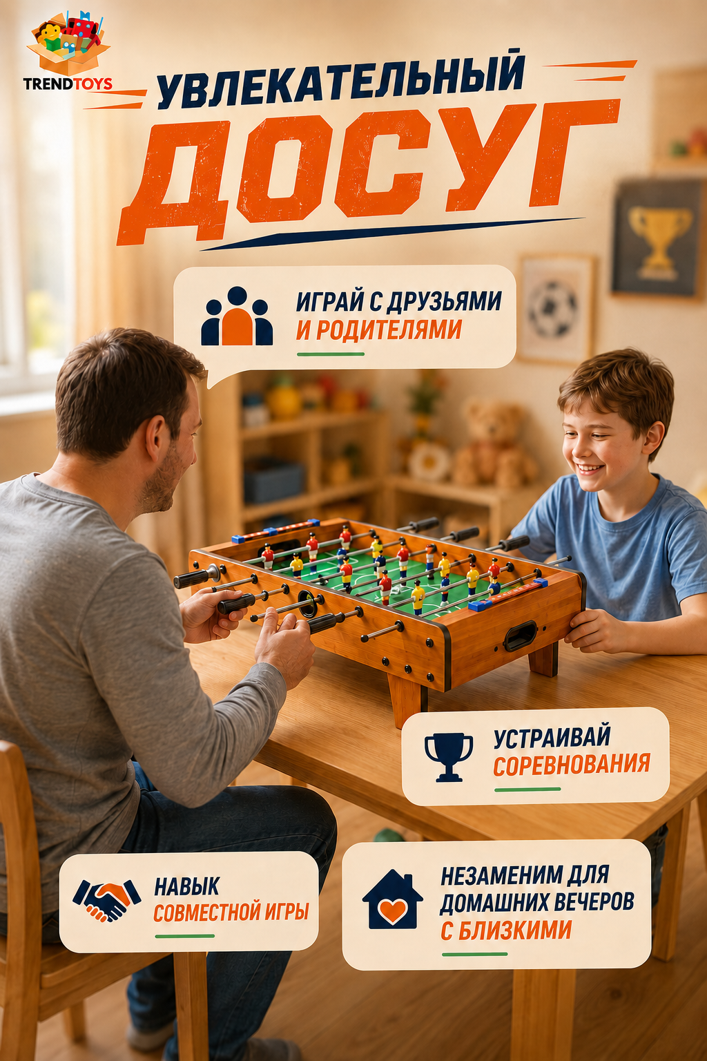 Настольная игра TrendToys футбол - фото 3