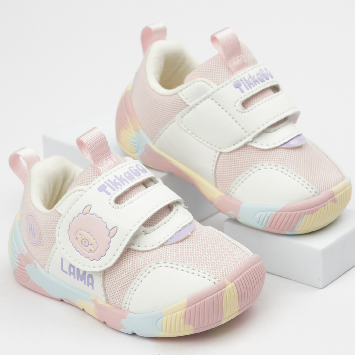 Кроссовки TikkaGo 2G11_21139_white-pink - фото 1