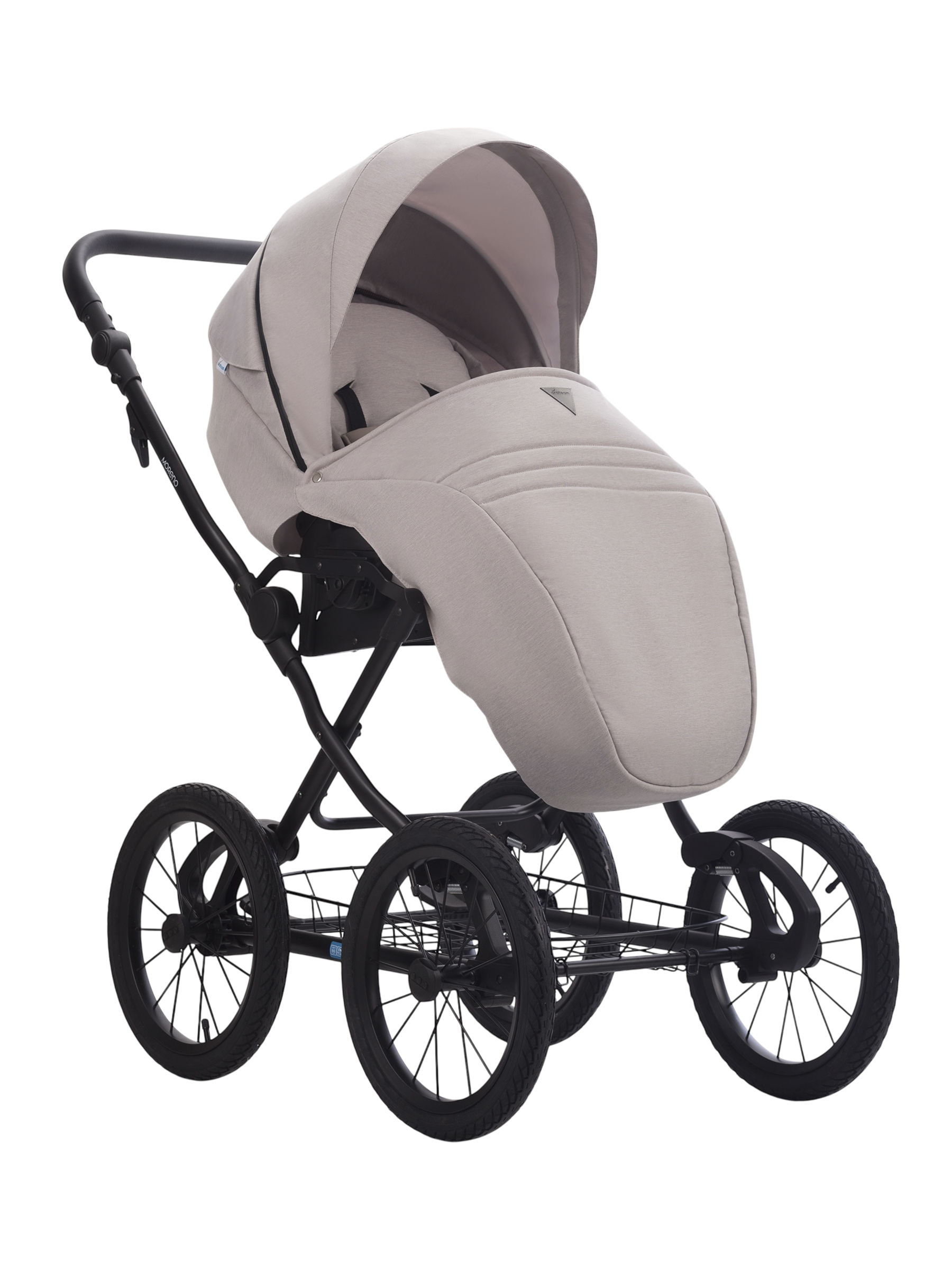 Коляска 2в1 Aroteam Moreno SL New 09 беж-св. беж. - фото 4