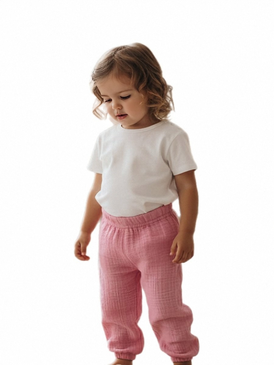 Брюки КВАРК лук муслиновые1 - фото 1