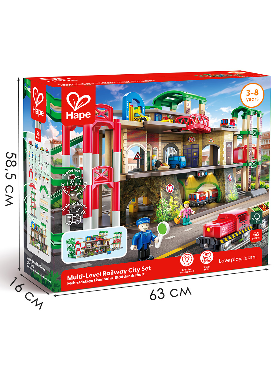 Набор железнодорожный Hape E3883_HP - фото 10