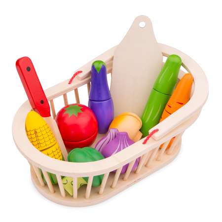 Игровой набор New Classic Toys продукты, тележки и корзинки