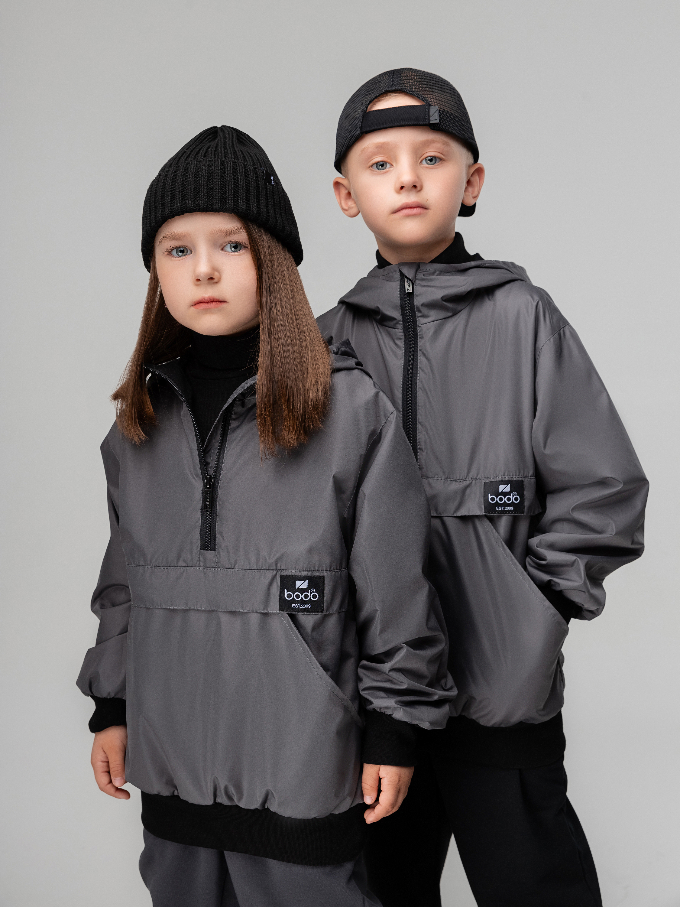 Анорак Bodo 32-50U_графит - фото 4