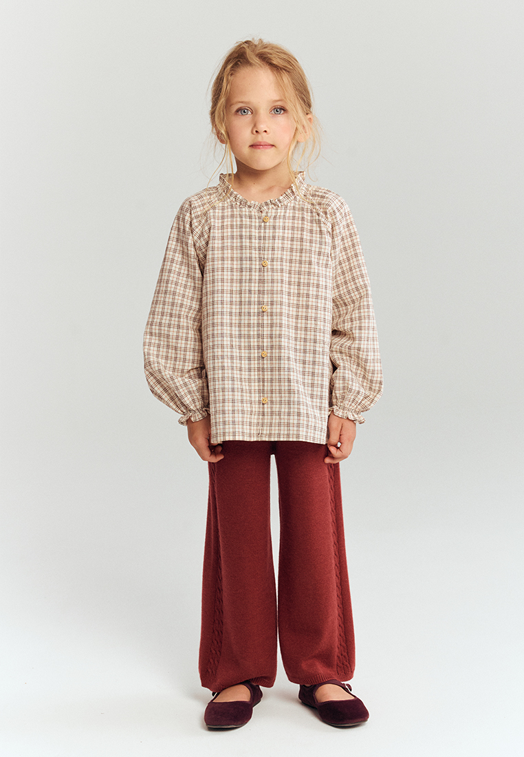 Брюки artie W25M07BR-1462D/Бордовый - фото 1