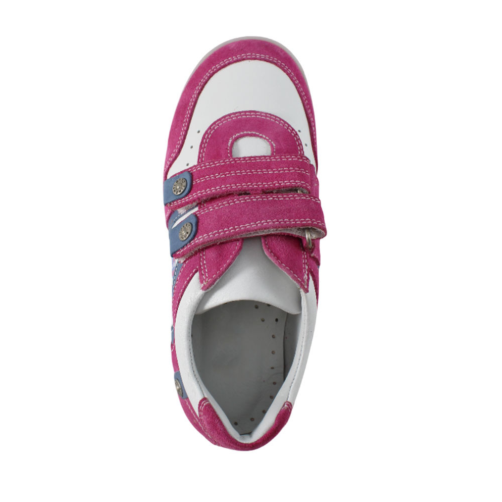 Кроссовки Ascenzi 8015-05-СВ ASCENZI Кроссовки для девочки,бело-фуксия - фото 3