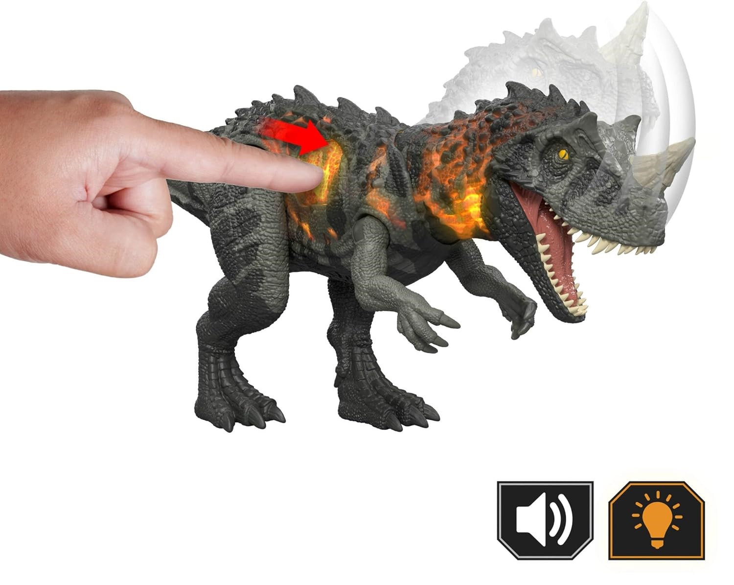 Фигурка Jurassic World Цератозавр - фото 4