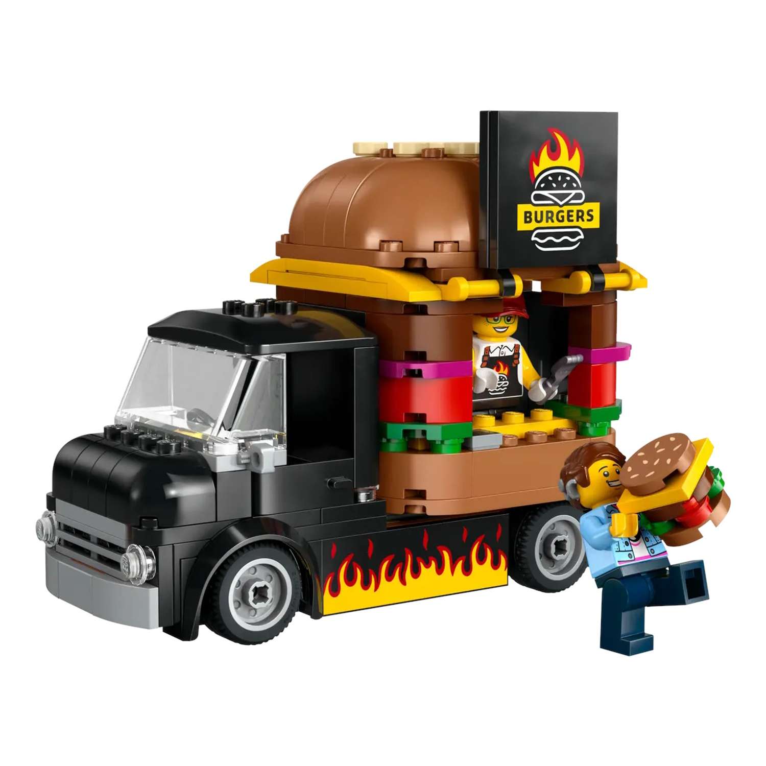 Конструктор LEGO City Бургер Трак блочный - фото 2