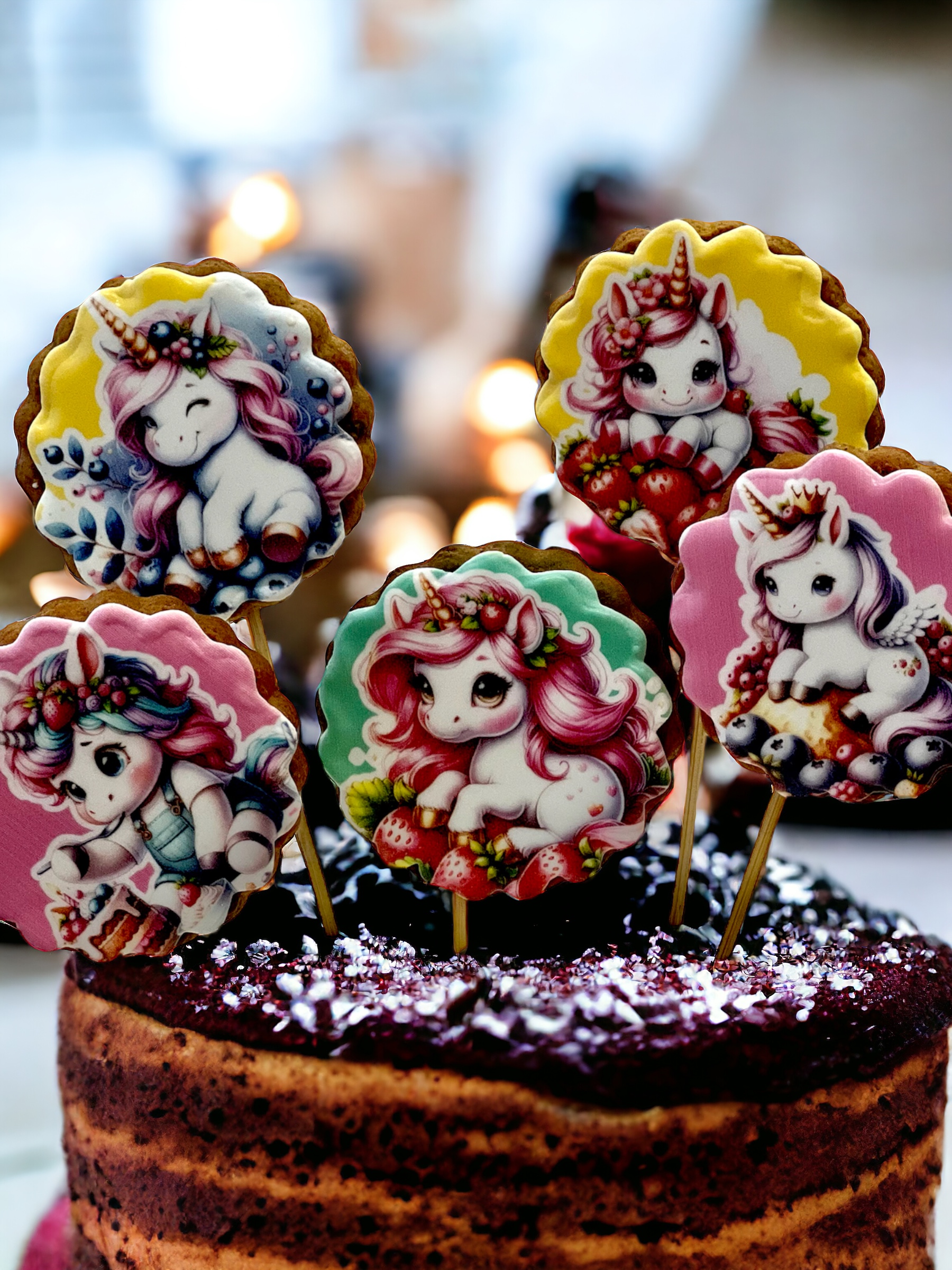 Имбирные пряники на торт Art Sweets Единороги 5 шт - фото 2