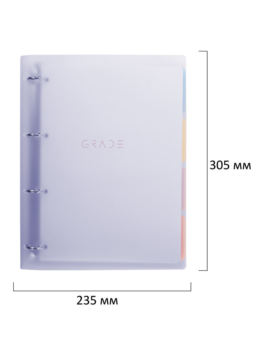 Тетрадь со сменным блоком Brauberg клетка 120 лист. - фото 4