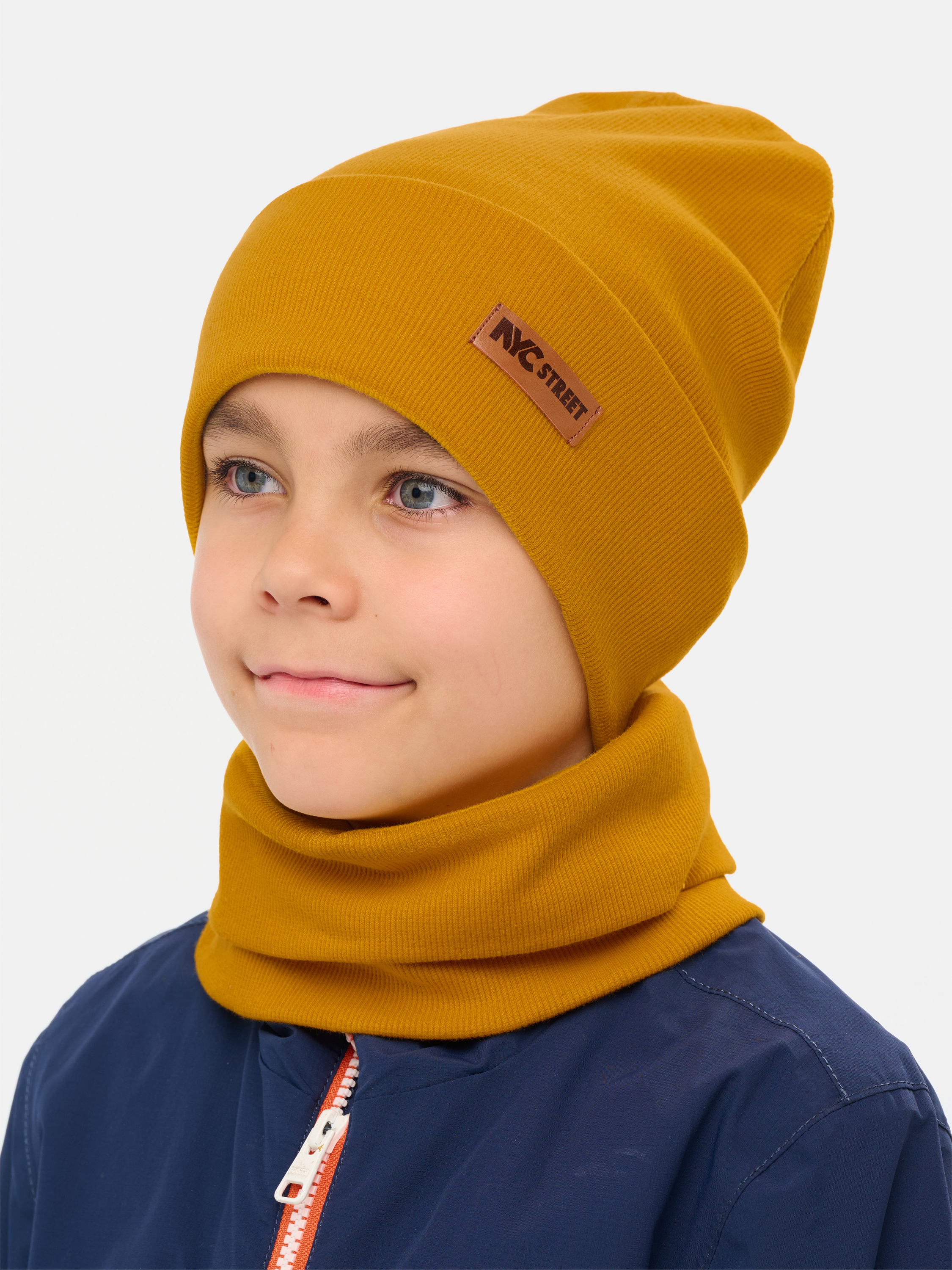 Шапка и снуд NYCkids NYC-H-40-KashOtvB-must - фото 1