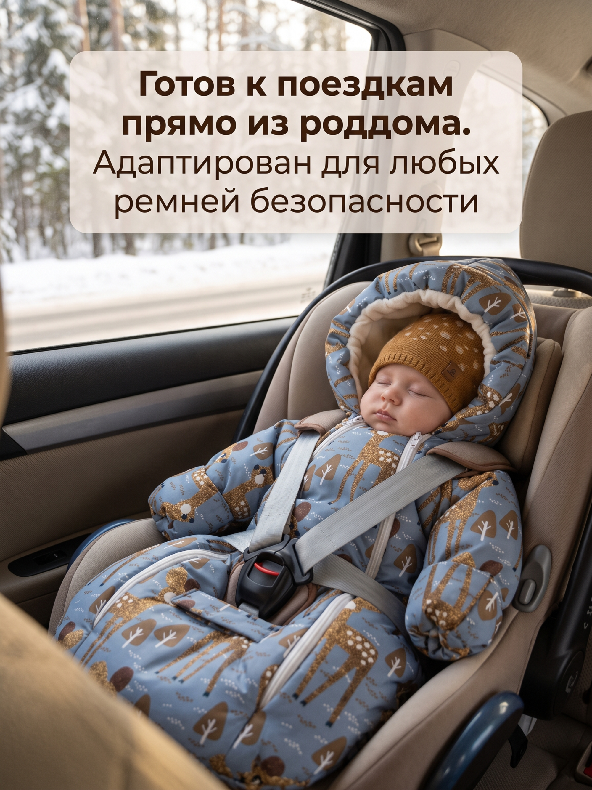 Конверт-комбинезон СОННЫЙ ГНОМИК 934/1 62 - фото 5