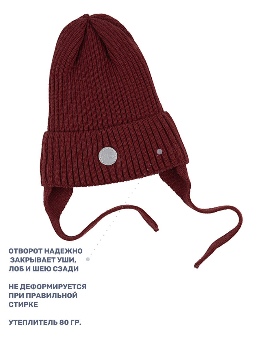 Комплект шапка и манишка NIKASTYLE 12з16024 паприка - фото 5