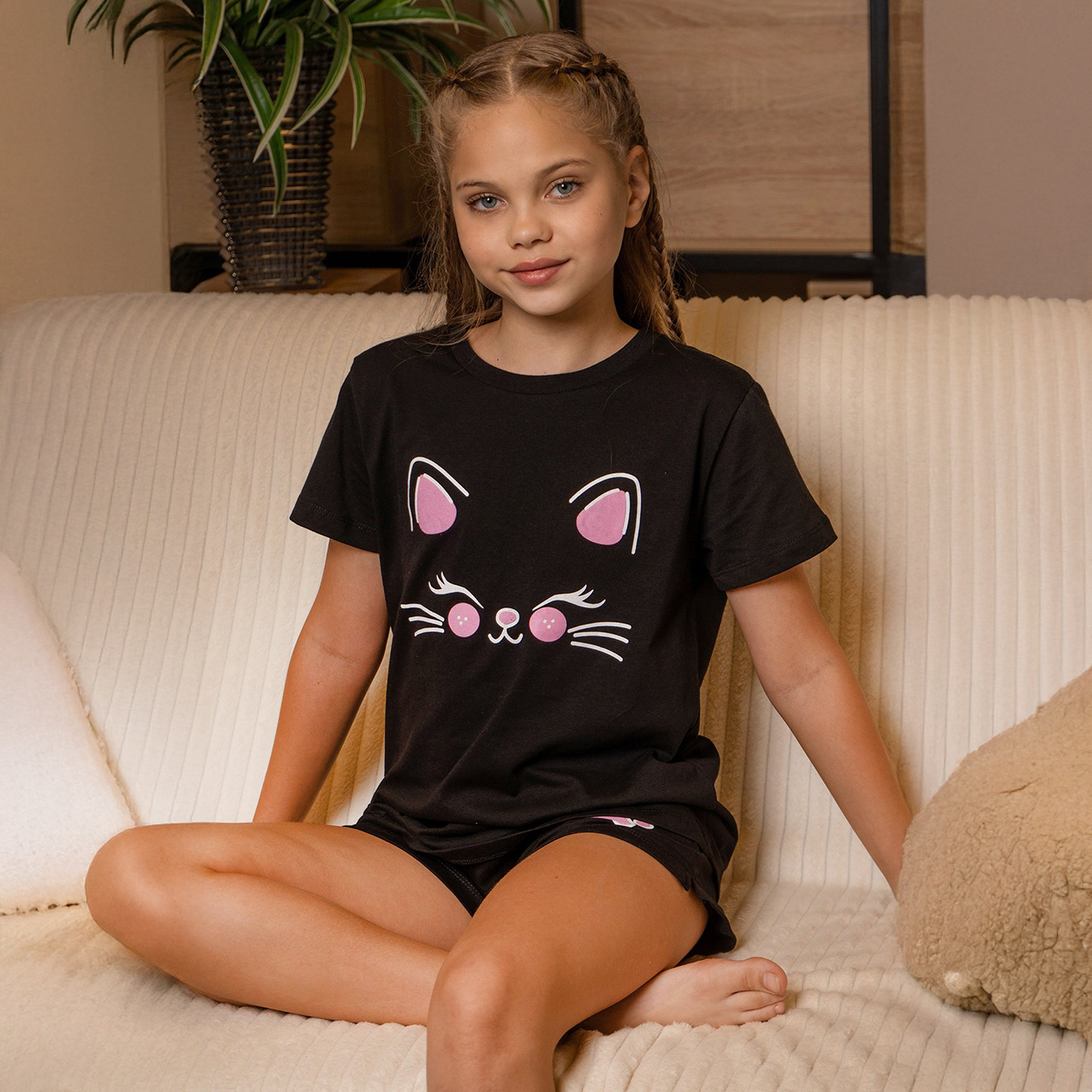Пижама HappyFox HF9148черный - фото 10