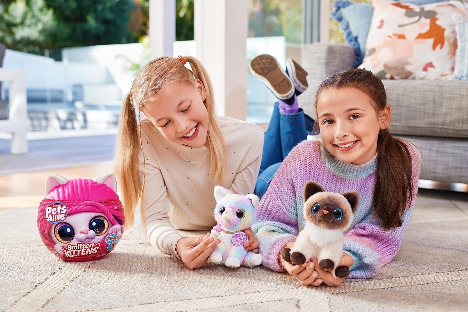 Интерактивная игрушка Zuru Pets Alive 9541 Smitten Kittens ласковый котенок - сюрприз - фото 9