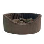 Лежанка для животных Homepet Indigo chocolate диванчик 49*43*17см Шоколадный