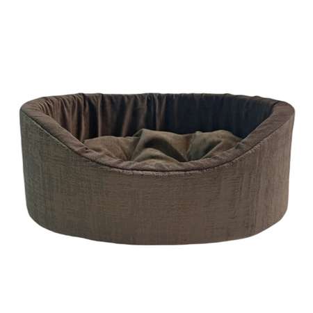 Лежанка для животных Homepet Indigo chocolate диванчик 49*43*17см Шоколадный