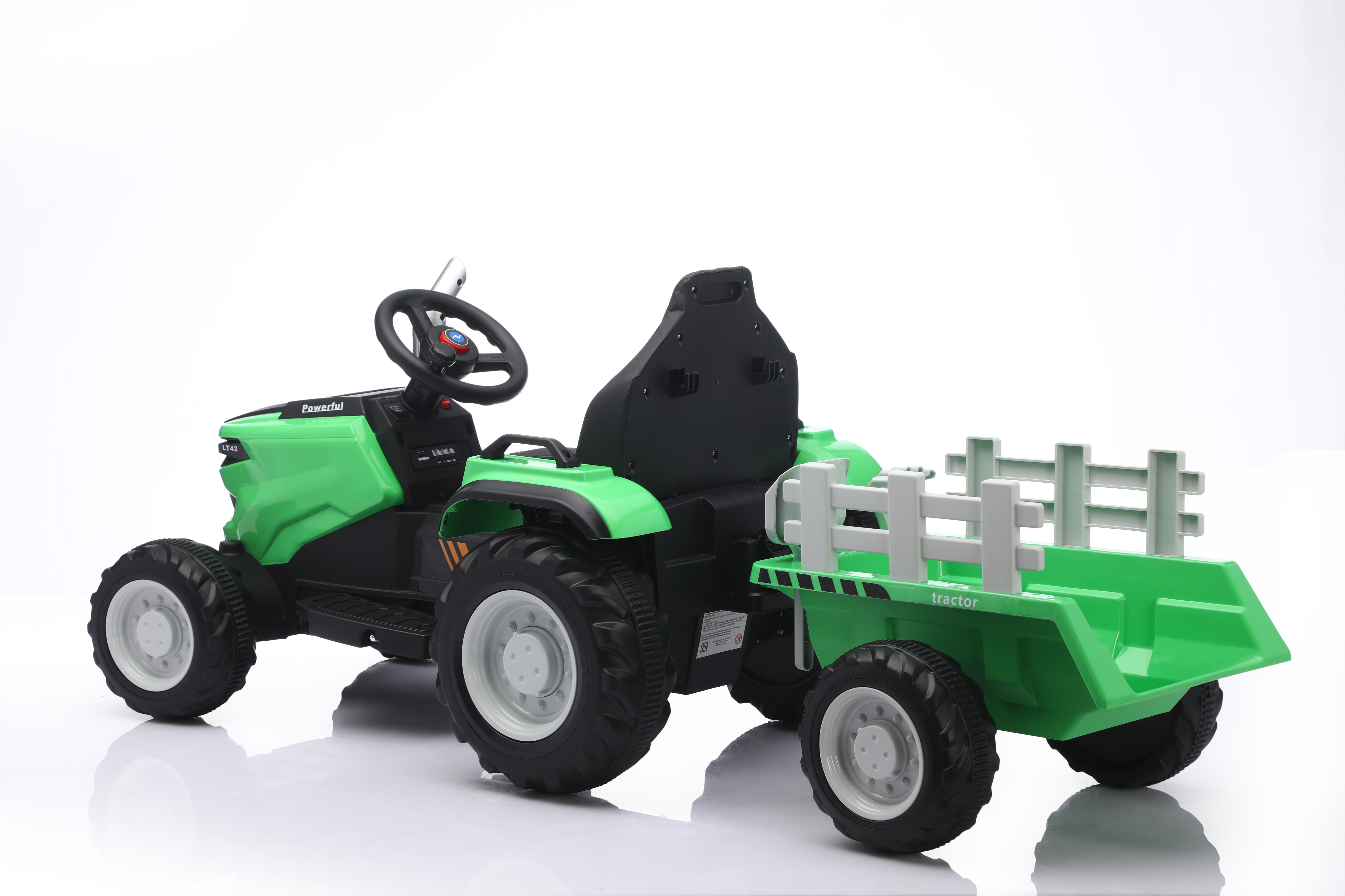 Трактор TOYLAND с прицепом С пультом ДУ - фото 3