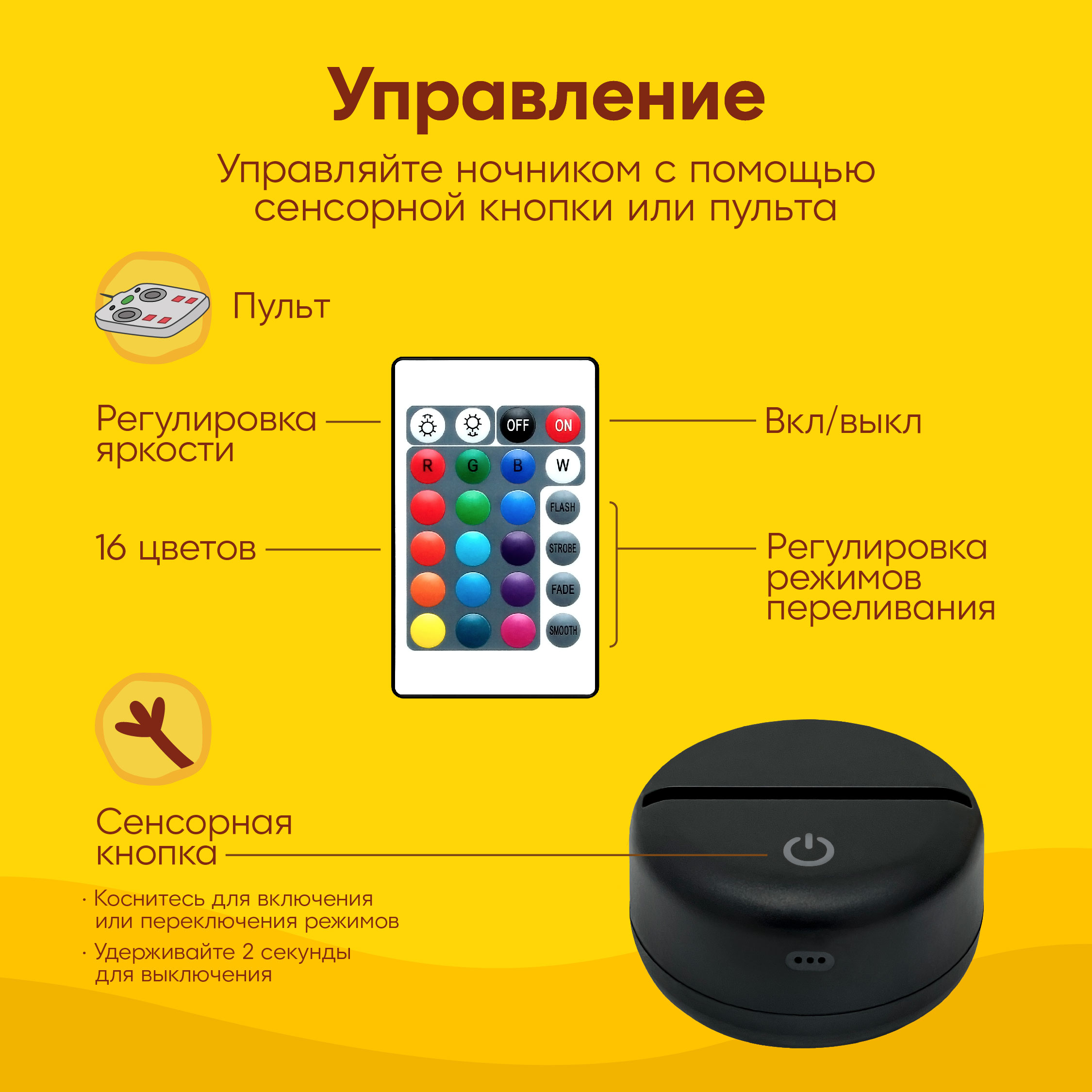 Ночник Три кота Компот - фото 7