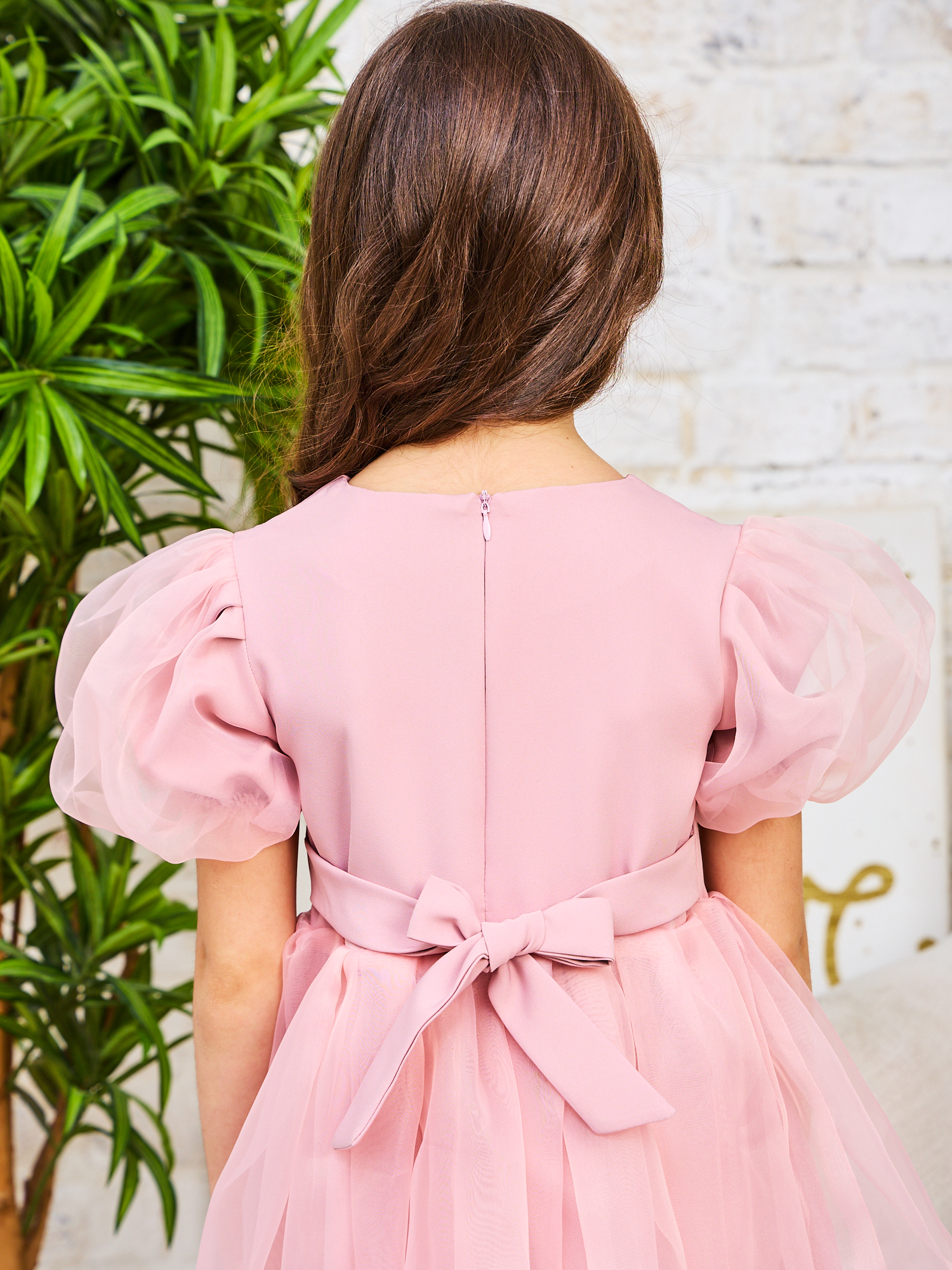 Платье Sofisha kids Plat.organza.pink - фото 11