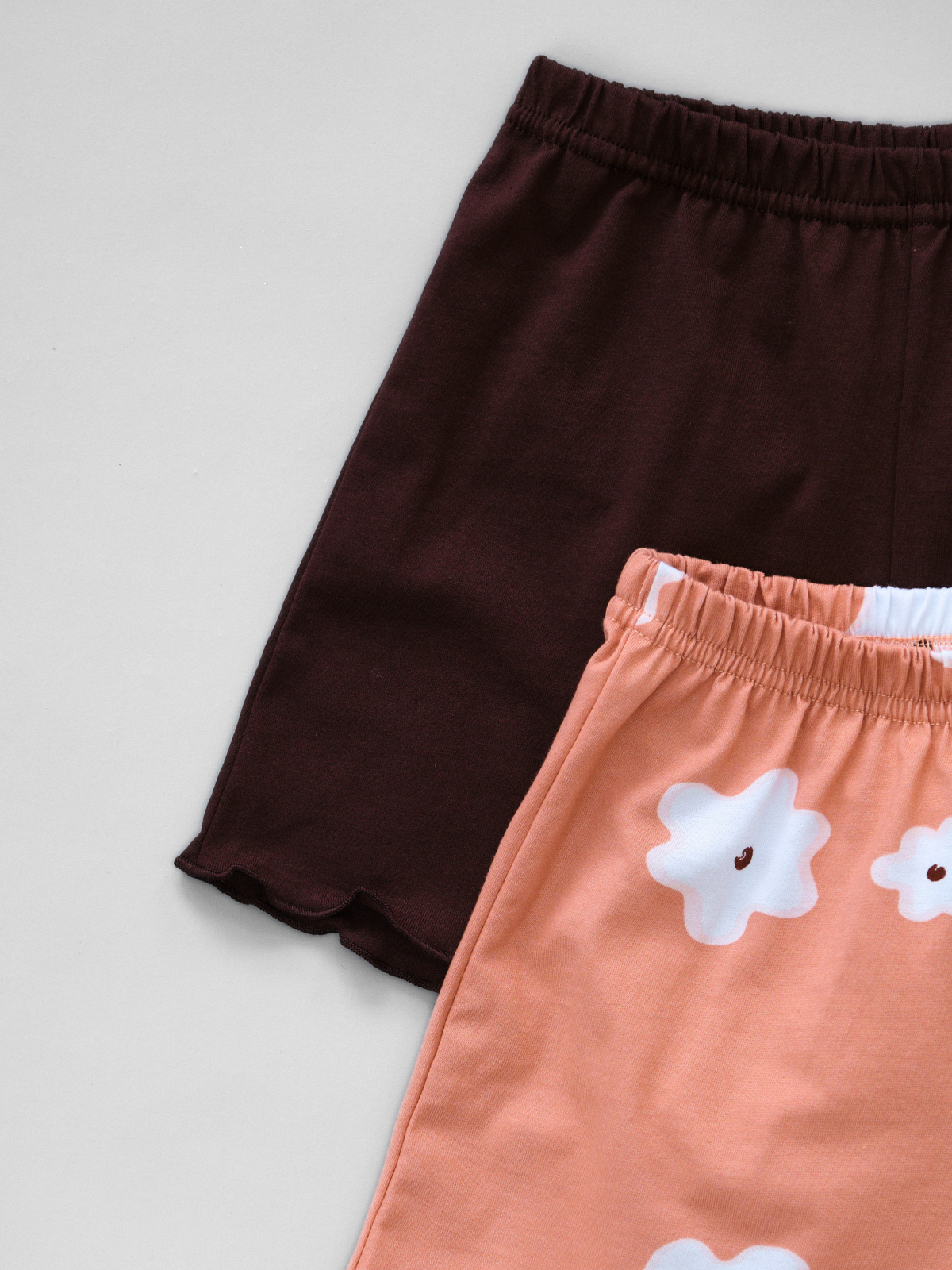 Шорты 2 шт Jelly Whale S23S02-2-Shrt-BrwnPdr - фото 2