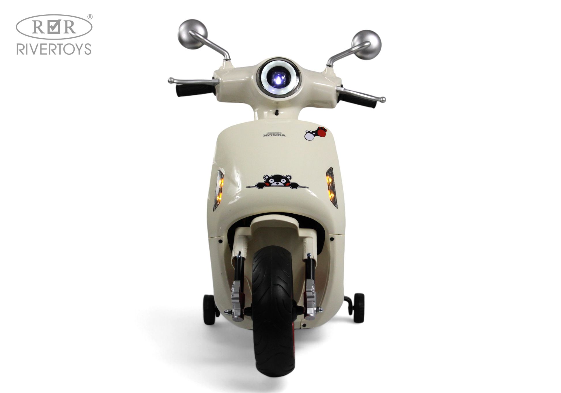 Электромобиль RIVERTOYS Z555ZZ-BEIGE - фото 3