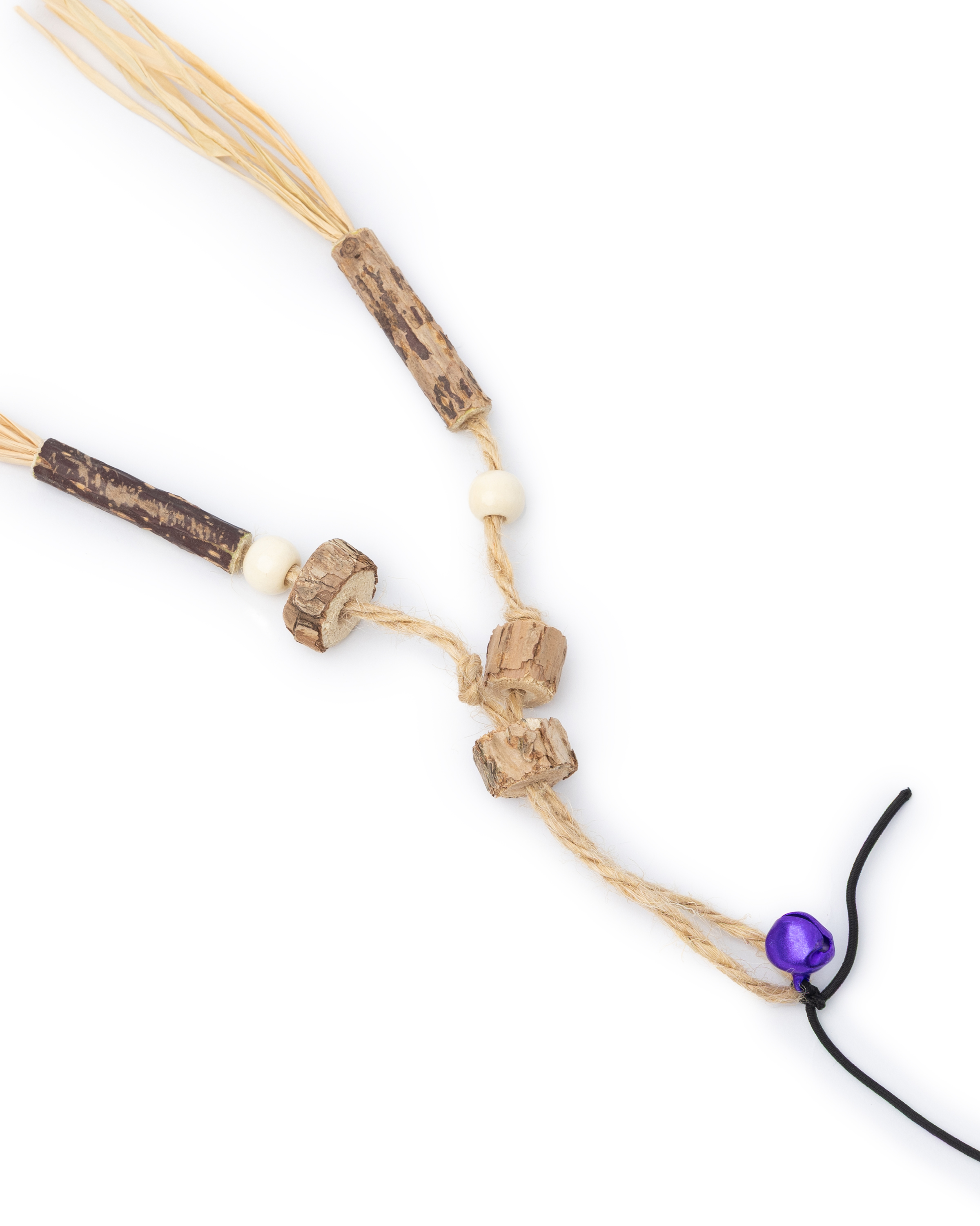 Дразнилка для кошек Barbaks с бубенчиками на веревочке 40см - фото 2