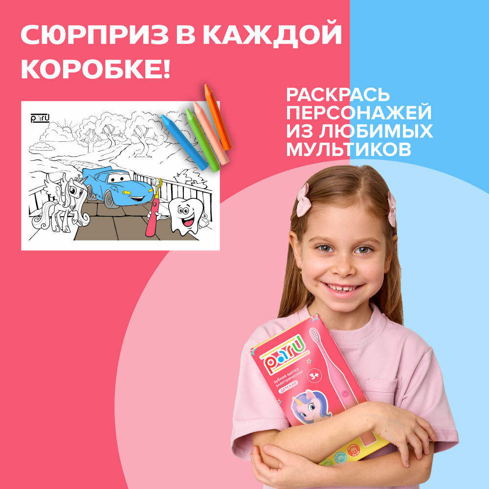 Зубная щетка электрическая PARU - фото 3