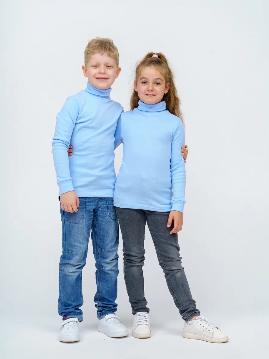 Водолазка TOTEMFOX 231КН2(2)F/голубой меланж - фото 13