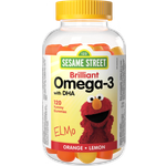Омега-3 с ДГК мармеладки Sesame Street со вкусом апельсина и лимона 4 г 120 жев.марм.