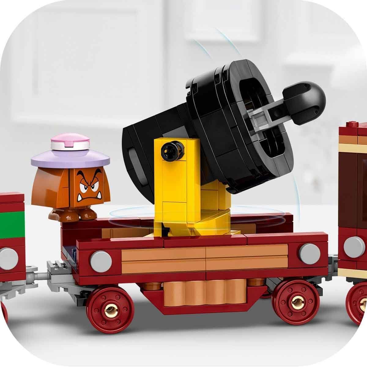 Конструктор LEGO Super Mario Боузер экспресс поезд 1392 дет. - фото 4