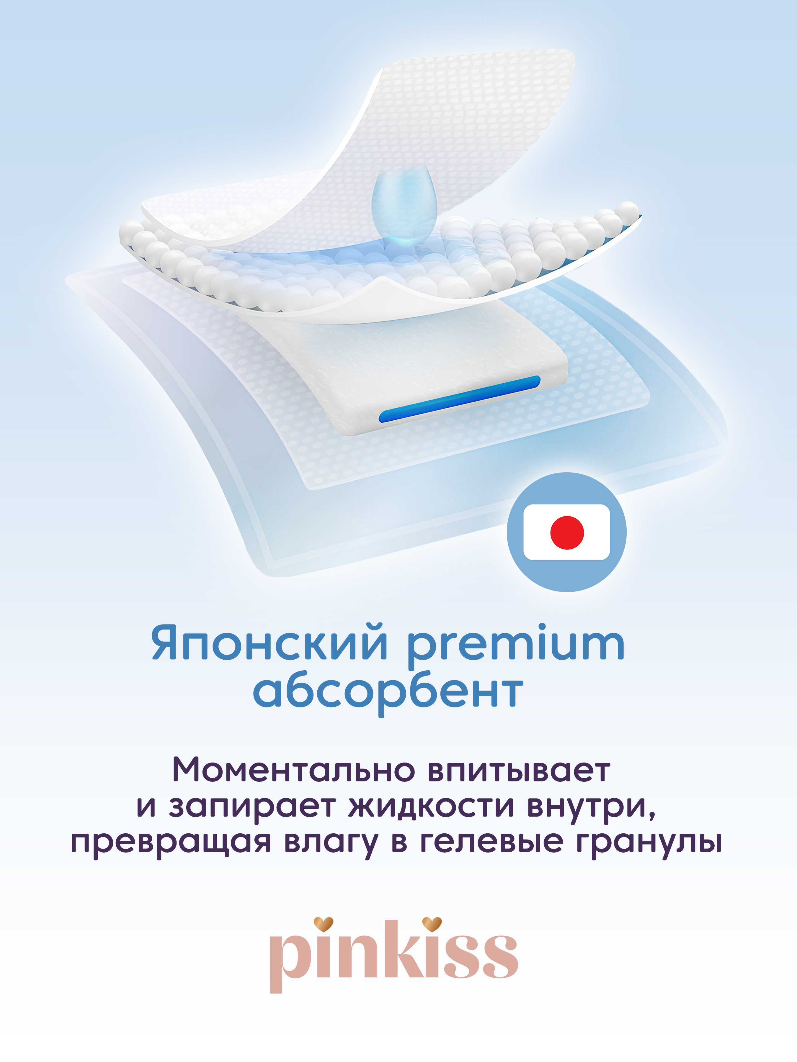 Трусики Pinkiss Night ночные XXXL (более 17 кг) 16 шт. - фото 5