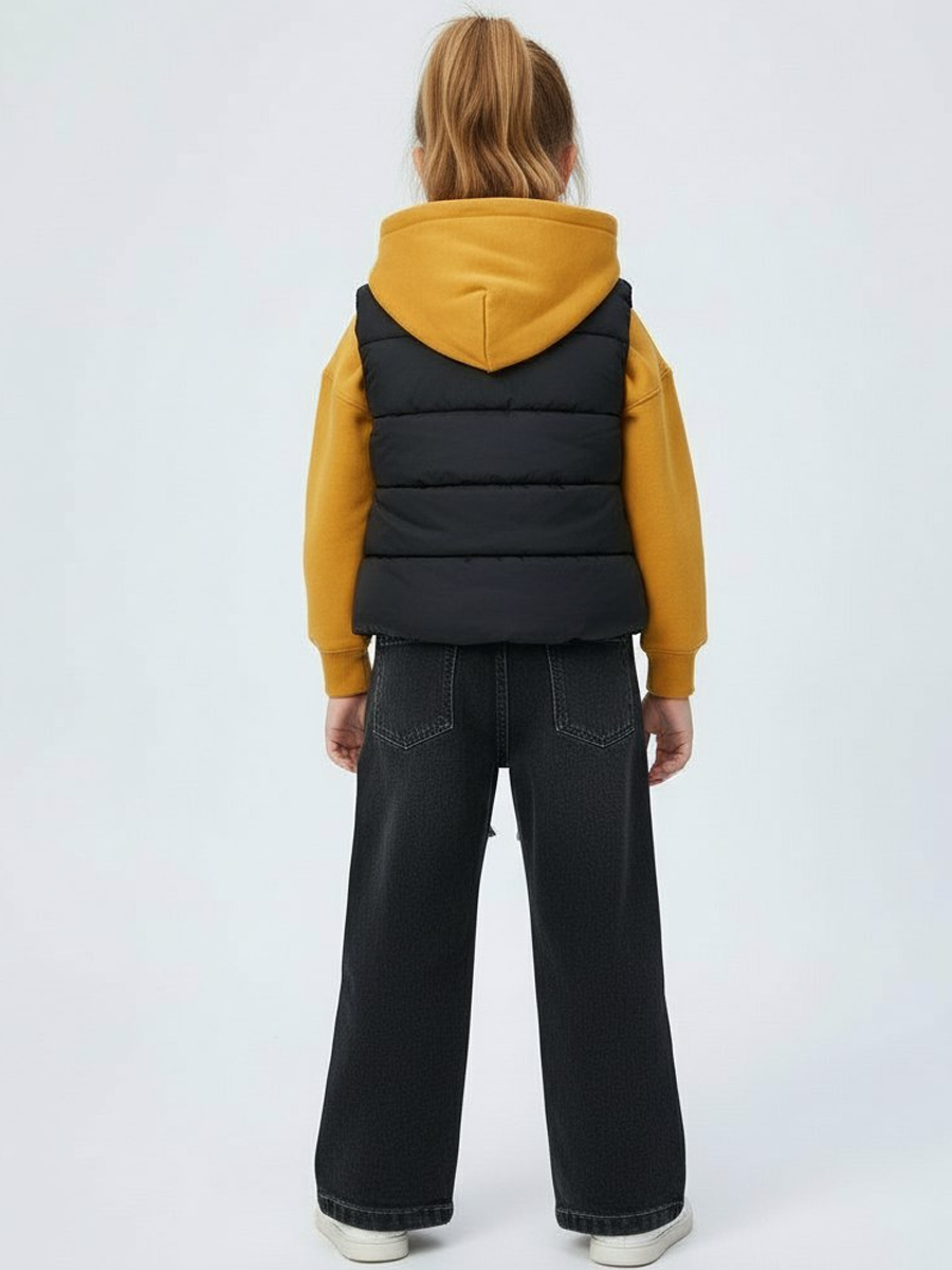 Джинсы iUkoworld Джинсы для девочки утепленные - фото 5