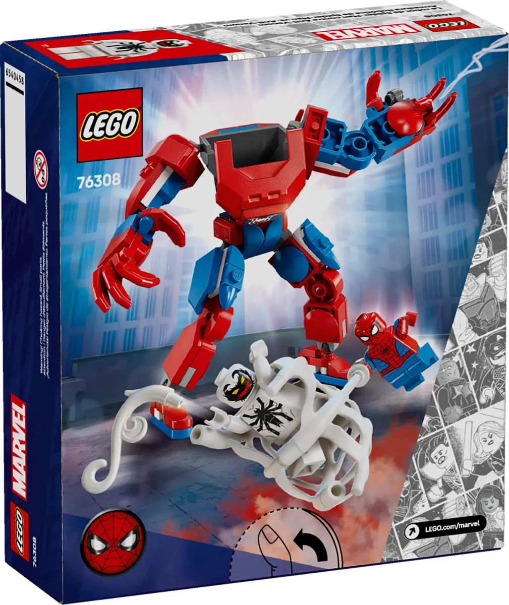 Конструктор LEGO Marvel Super Heroes Человек-паук vs Антивенома блочный - фото 9