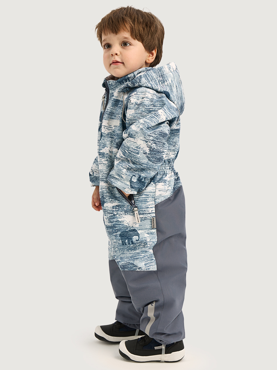 Комбинезон NIKASTYLE 8м1126 деним/серый - фото 3