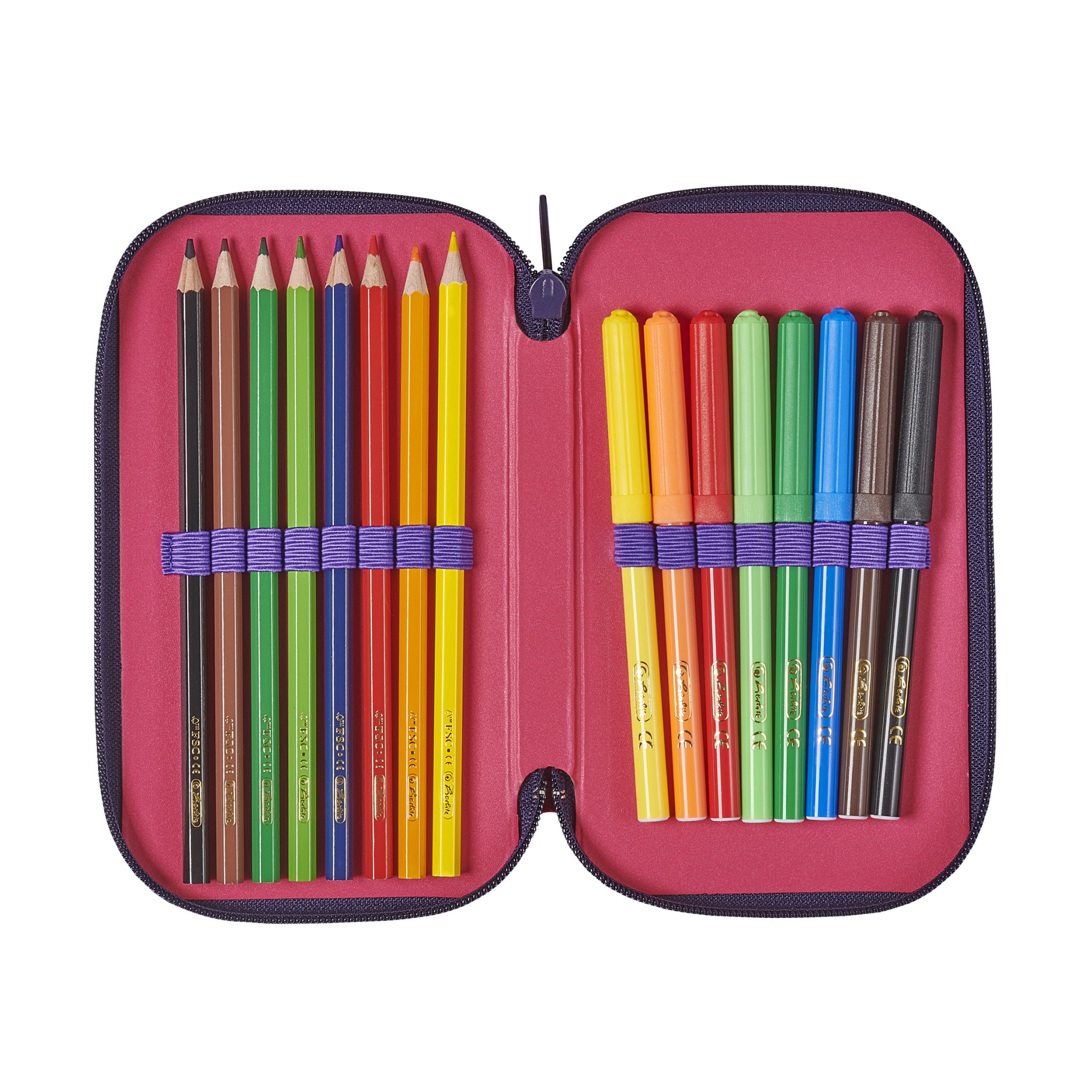 Пенал книжка Herlitz Rainbow Butterfly - фото 3